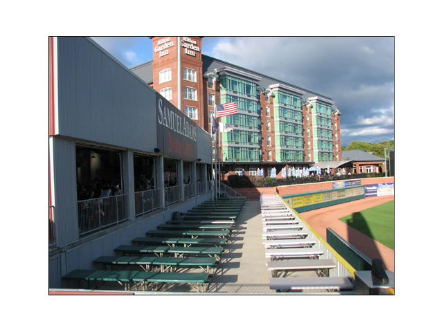 Meetings and private functions can be hosted within the Samuel Adams Bar & Grill, in the patio/picnic area overlooking left field, or in a private suite.