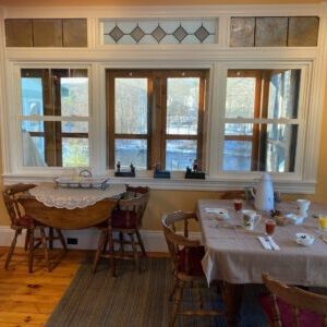 Dining Room over looking the River