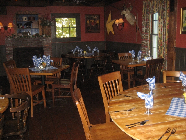 The barn dining room