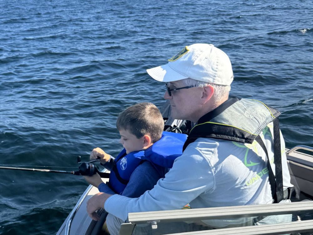 We love teaching new anglers and kids how to fish.