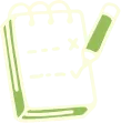 Illustrated notepad icon